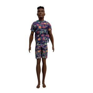 BARBIE FASHIONISTAS DOLL # 162 ROOTED CURLY‎ HAIR AND SHAVED SIDES